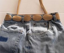 New unusal denim bag