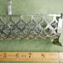 Vintage Silver Plate Serving Dish, Serving Tong and  Napkin Rings Image 8