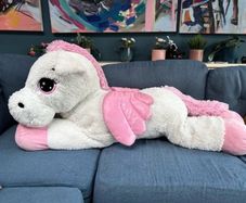 Giant pegasus unicorn plush soft toy