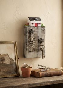 Handcrafted wooden key holder