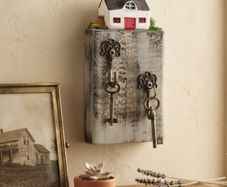 Handcrafted wooden key holder