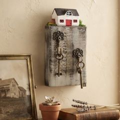 Handcrafted wooden key holder