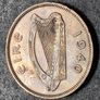 Ireland 1940 1d Penny coin Lightly toned Image 4