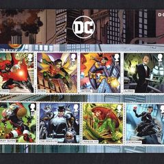 2021 Great Britain DC (Comic) Collection Commemorative Stamps and Miniature Sheet Presentation Pack