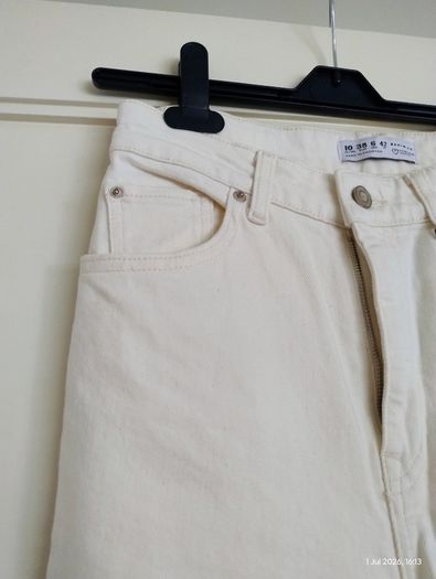 Women's cream jeans