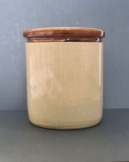 Vintage jar  Moira Pottery, Large Retro Stoneware Retro Jar, container