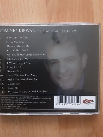 Dominic Kirwan CD's x 2   ..The Love Songs Collection and Golden Dreams .. Price Drop
