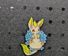 Leafeon enamel pin