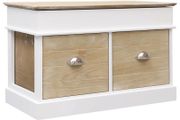 Hall Bench 70x35x45 cm Paulownia Wood