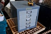Vintage Five Drawer Steel Cabinet