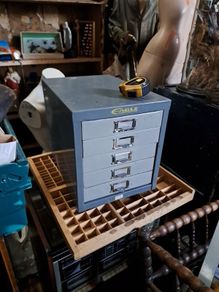 Vintage Five Drawer Steel Cabinet