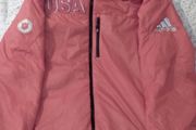Near Vintage Adidas jacket team USA biathlon size XL