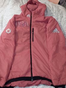 Near Vintage Adidas jacket team USA biathlon size XL