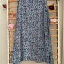 skirt Fransa asymmetrical powder blue floral skirt size small 10/12 Image 4