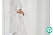 Naya Crinkle Waistcoat Sleeveless Jacket