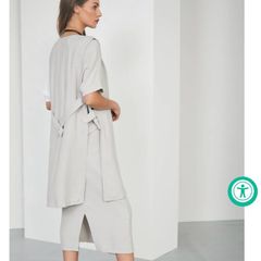 Naya Crinkle Waistcoat Sleeveless Jacket
