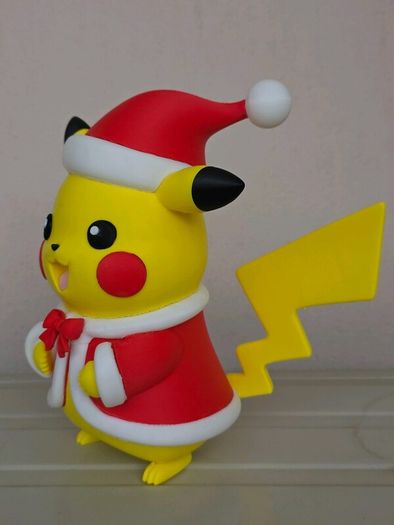 Christmas Pikachu  3D Printed Collectible | 22 cm