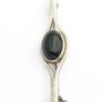 Vintage Whitby Jet 925 Sterling Silver Brooch Image 2