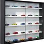 Tempered Glass Cabinet Collecty, Black/white (FREE SHIPPING) Image 2