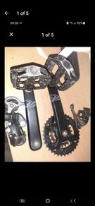 Crank shimano drivetrain 2 x 8
