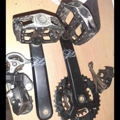 Crank shimano drivetrain 2 x 8