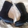 Boots Ladies Rieker Zip Lace High Leg Boot Size 38 (5) Image 3