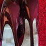Carvela lace up burgundy patent leather and suede boots stiletto high heels 5 Image 8