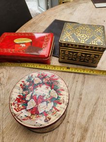 old tin boxes