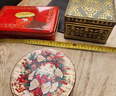 old tin boxes