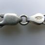 Vintage Sterling Silver 925 Heavy Rolo chain. Length 17" Weight 18,26g. Good quality. C1990s. Hallmark 925 Image 6
