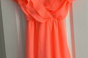 orange sun dress