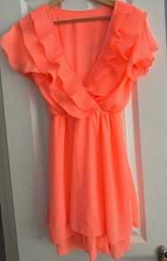orange sun dress