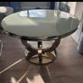Round Dining Table & 4 Velvet Chairs Image 9