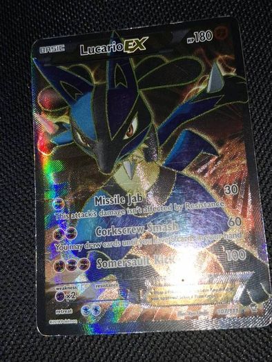Pokemon Card : Lucario Ex 107