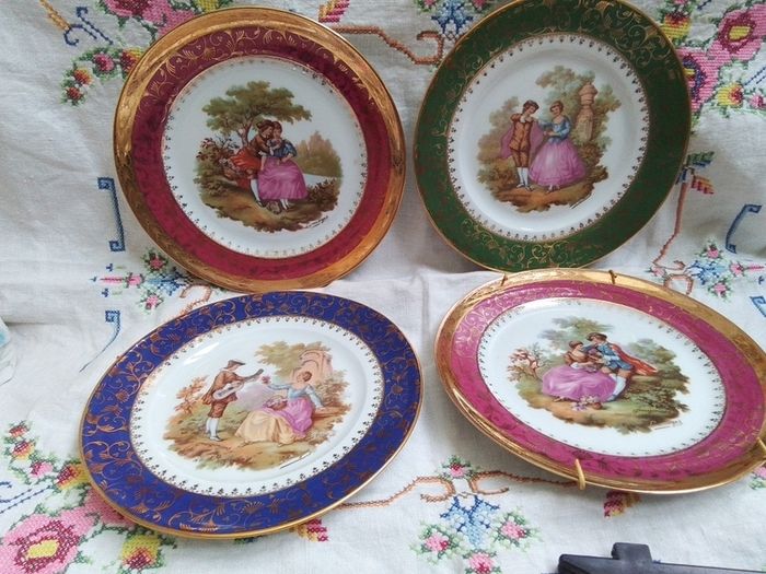 Limoges Cabinet Plates