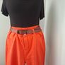 Orange Cotton Jeans Image 2