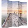 Folding Room Divider 200x170 cm Lake Image 3