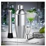 14Pcs/Set Cocktail Shaker Mixer Stainless Steel Bartender Bamboo Bartending Wine Rack Stand For Home Bar Party 550/750ML Image 5