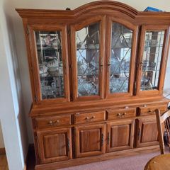 Oak Display Cabinet