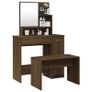 Dressing Table Set Brown Oak 86.5x35x136 cm (FREE SHIPPING) Image 3
