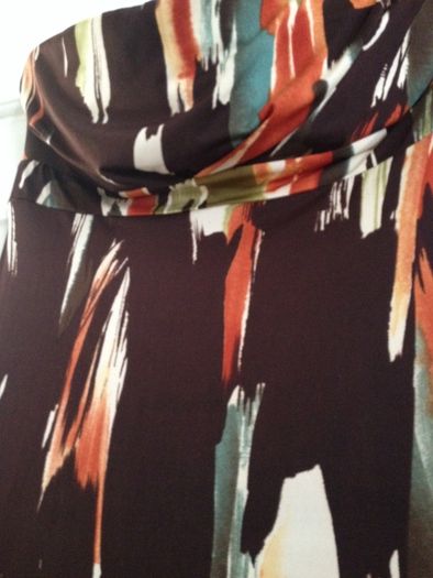 SAVIDA... Beautiful Multicoloured Maxi Dress (10-12)