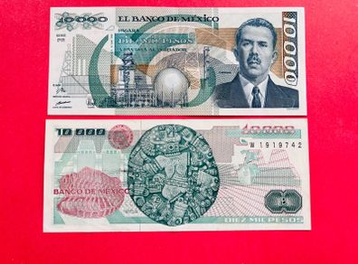 Mexico   10,000  Pesos.  1991  . PICK  90d  ( Uncirculated )