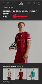Liverpool FC 25/26 Home Authentic Jersey - Medium