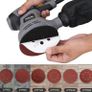 6 Variable Speed Orbit Sander, 12 Pcs Sandpapers,Dust Collection Bag, 360 Degree Rotating Sanding Base Plate, Electric Sander,OS280-SD (FREE POSTAGE) Image 4