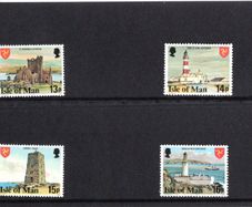 1978 Isle of Man Landmarks Medium Values Definite Stamps Presentation Pack