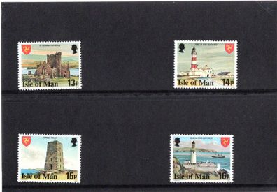 1978 Isle of Man Landmarks Medium Values Definite Stamps Presentation Pack