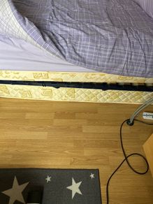 Single bed with pull out bed