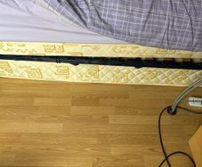 Single bed with pull out bed