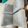 2 x Matching Grey Fabric Kitchen Dining Chairs - Can Deliver Image 2