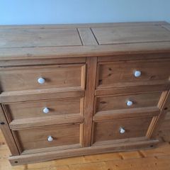 6 Drawer Pine Chest